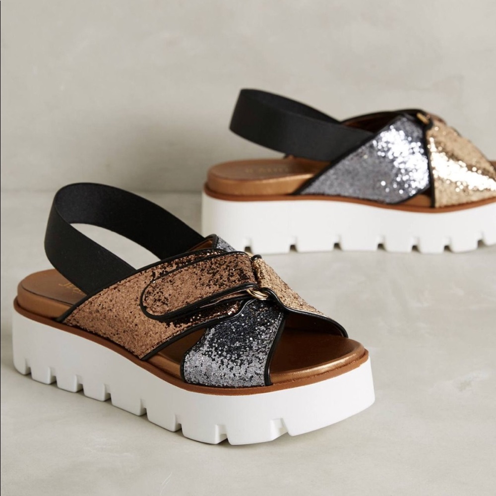 Jeannot Glitter Sandals